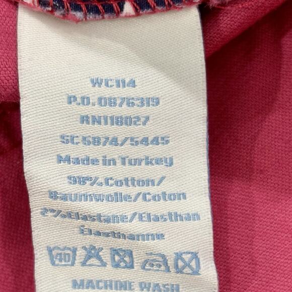 Boden Size 10 Barbie Pink Cotton Corduroy Ankle Pants Preppy Golf - Picture 4 of 5